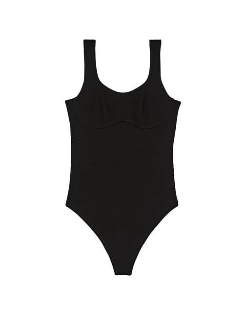 Base Pamuklu Scoop Bodysuit