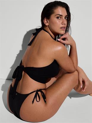 Beachwear Balıkçı Yaka Askılı Bluz