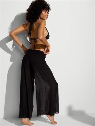Beachwear Beli Katlanabilen Tül Pantolon