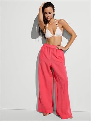 Beachwear Keten Plaj Pantolonu