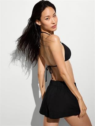 Beachwear Keten Şort