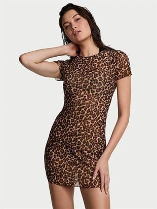 Beachwear Mesh Mini Dress