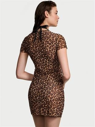 Beachwear Mesh Mini Dress