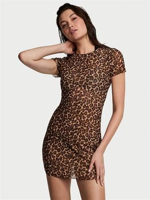 Beachwear Mesh Mini Dress