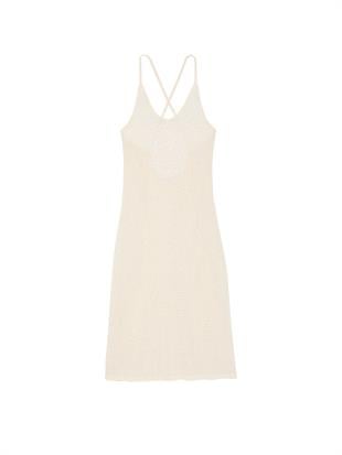 Beachwear Örme Midi Elbise