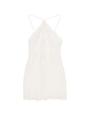 Boho Çiçek İşlemeli Halter Yaka Elbise