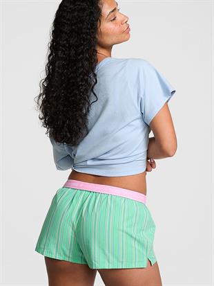 Bol Kesim Boxy Kısa Pijama Şortu
