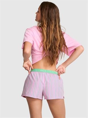 Bol Kesim Boxy Kısa Pijama Şortu