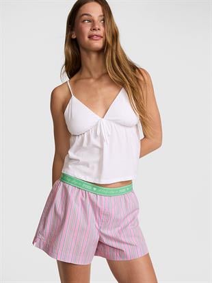 Bol Kesim Boyfriend Pijama Şortu