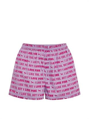 Bol Kesim Boyfriend Pijama Şortu