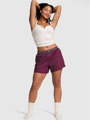 Bol Kesim Boyfriend Pijama Şortu