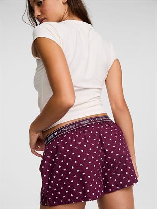 Bol Kesim Boyfriend Pijama Şortu