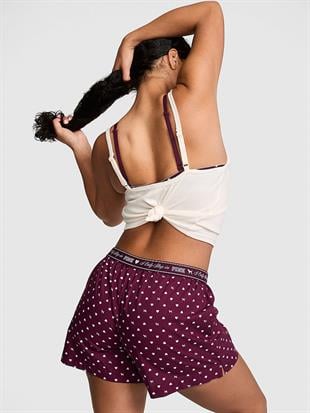 Bol Kesim Boyfriend Pijama Şortu