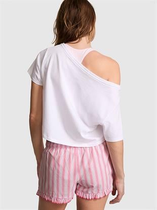 Bol Kesim Pijama Şortu