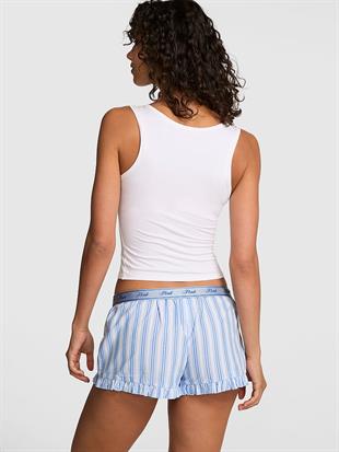 Bol Kesim Pijama Şortu