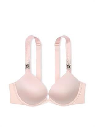 Bombshell 2 Beden Büyük Gösteren Işıltılı Askılı Push-Up Sütyen