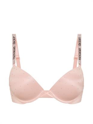 Bombshell 2 Beden Büyük Gösteren Işıltılı Push-Up Sütyen