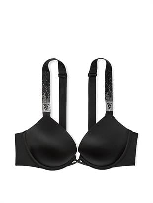 Bombshell 2 Beden Büyük Gösteren Işıltılı Askılı Push-Up Sütyen