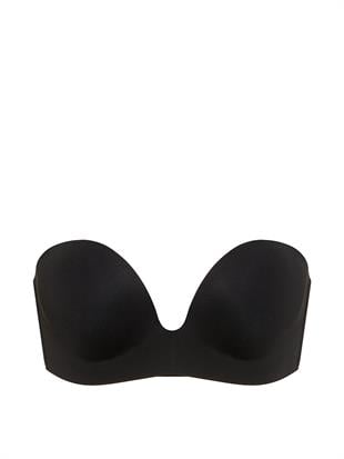 Bombshell 2 Beden Büyük Gösteren Push-Up Straplez Sütyen