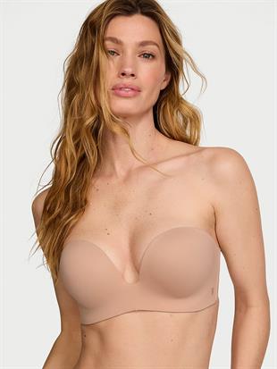 Bombshell 2 Beden Büyük Gösteren Push-Up Straplez Sütyen