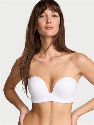 Bombshell 2 Beden Büyük Gösteren Push-Up Straplez Sütyen
