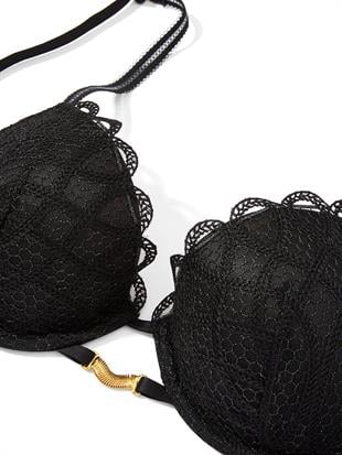 Bombshell 2 Beden Büyük Gösteren Yılan Desenli Push-Up Sütyen