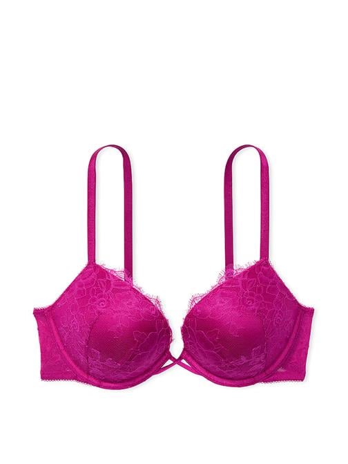 Bombshell Gül Dantelli 2 Beden Büyük Gösteren Push-Up Sütyen