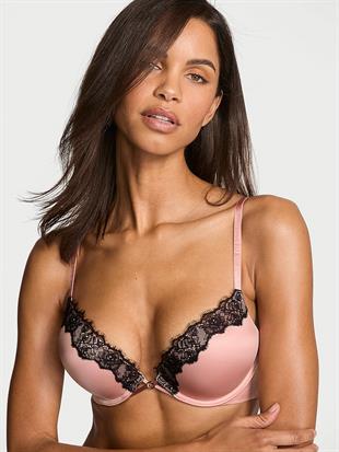 Bombshell İki Beden Büyük Gösteren Dantelli Push-Up Sütyen