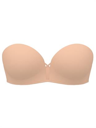 Bombshell İki Beden Büyük Gösteren Push-Up Straplez Sütyen