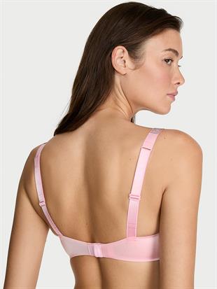 Bombshell Işıltılı Askılı 2 Beden Büyük Gösteren Push-Up Sütyen