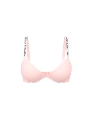 Bombshell Işıltılı Askılı 2 Beden Büyük Gösteren Push-Up Sütyen