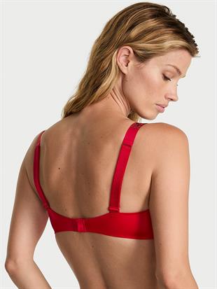 Bombshell Işıltılı Askılı 2 Beden Büyük Gösteren Push-Up Sütyen