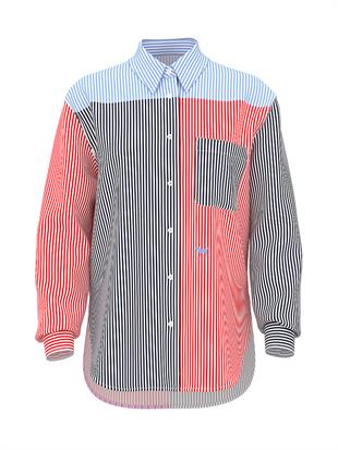 Boyfriend Düğmeli Pijama Üstü