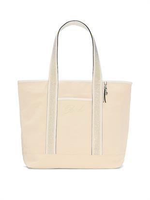 Bride Işıltılı Kanvas Tote Çanta