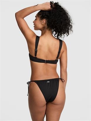 Büzgü Detaylı Push-Up Balkonet Bikini Üstü