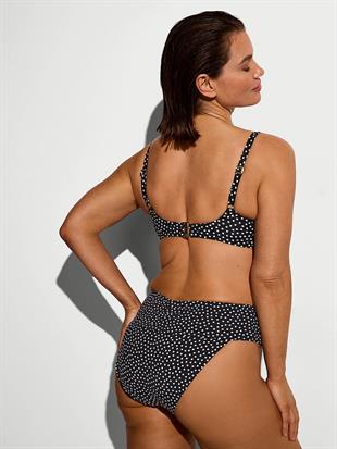 Büzgü Detaylı Yüksek Bel Bikini Altı