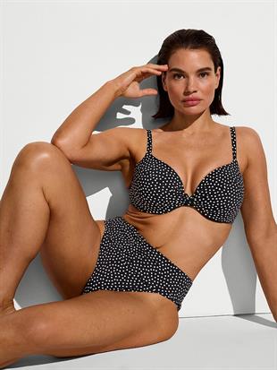 Büzgü Detaylı Yüksek Bel Bikini Altı