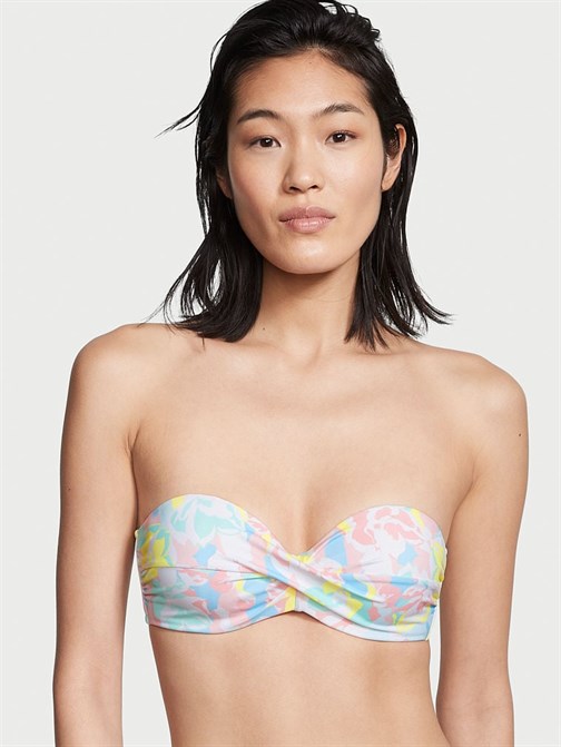 Büzgülü Askısız Bikini Üstü