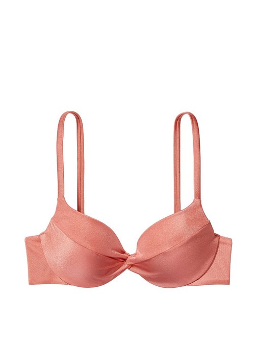 Büzgülü Çıkarılabilir Push-Up Bikini Üstü