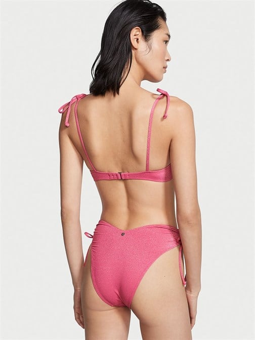 Büzgülü Işıltılı Cheeky Bikini Altı