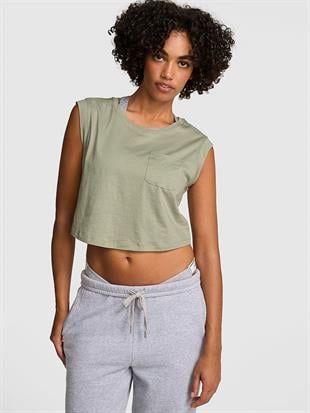 Cepli Crop Üst