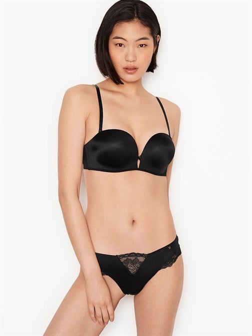 Bombshell 2 Beden Büyük Gösteren Push-Up Straplez Sütyen