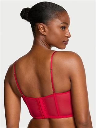 Çiçek İşlemeli Büstiyer