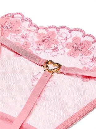 Çiçekli V-String Külot