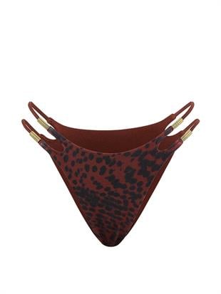 Çift Taraflı Dekolteli Brazilian Bikini Altı