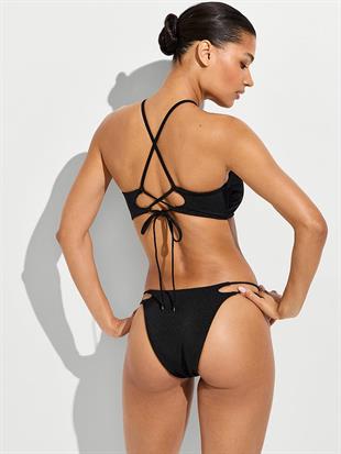 Çift Taraflı Halka Detaylı Askılı Bikini Üstü