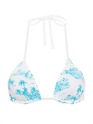 Çift Taraflı Üçgen Bikini Üstü