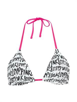 Çift Taraflı Üçgen İpli Bikini Üstü