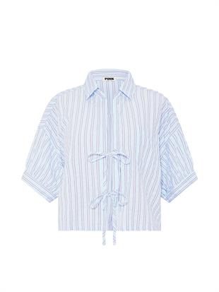 Coastal Cutie Önden Bağlamalı Pijama Üstü