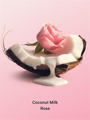Coconut Milk Rose Köpük Vücut Peelingi